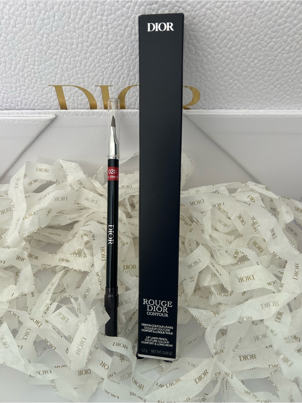 Dior Rouge Contour Lip Liner Pencil — Actrice #028 NIB